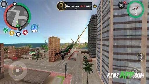 لقطة شاشة 2 من Rope Hero: Vice Town