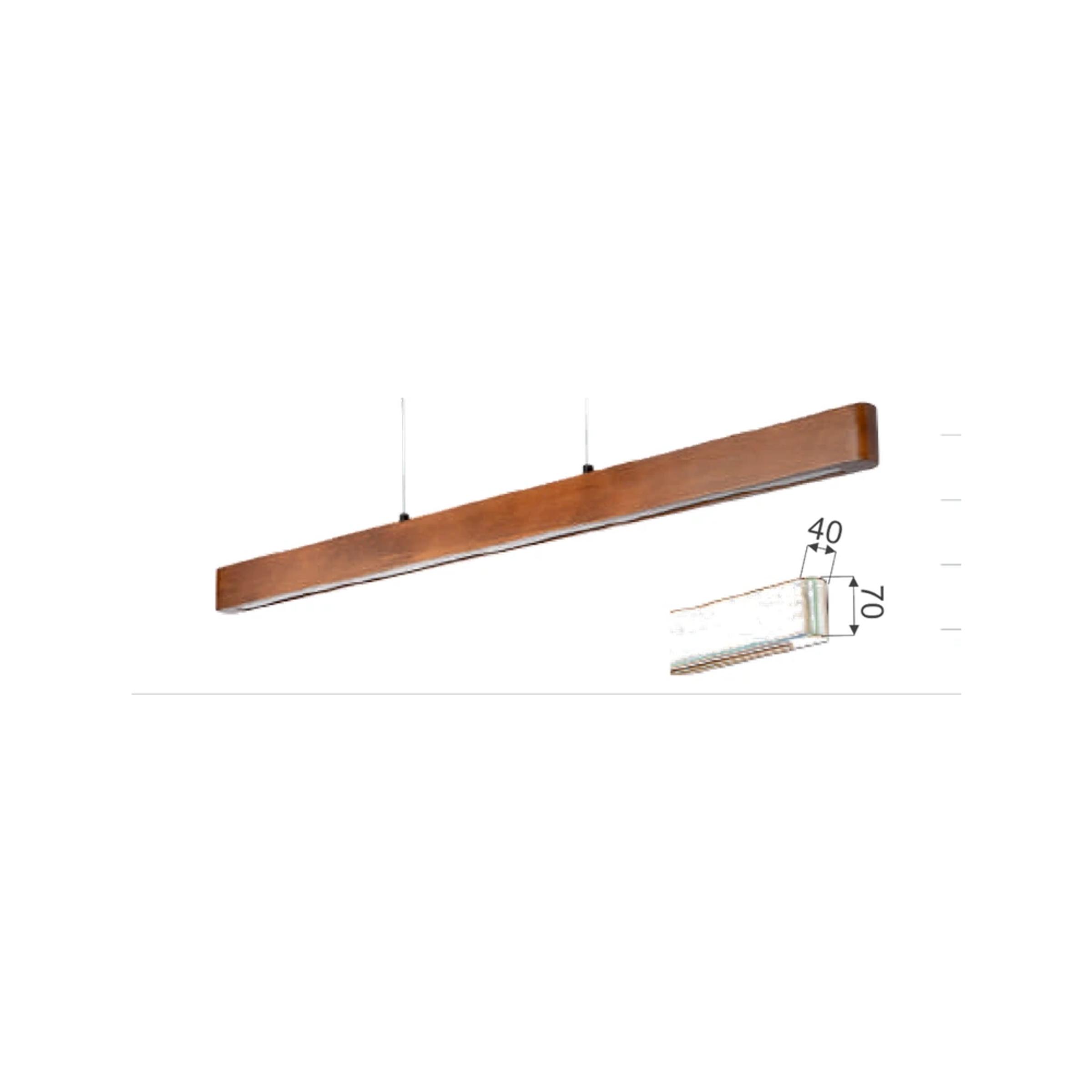 ArcLine Ahşap Led Armatür 19W — görüntü 2