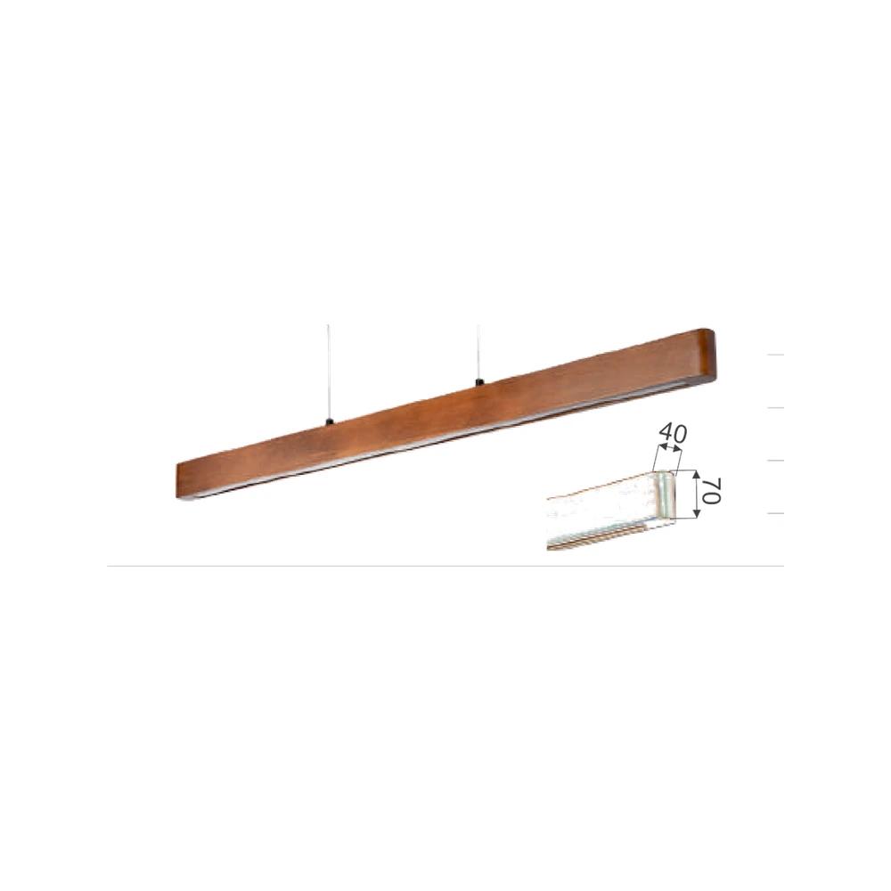 ArcLine Ahşap Led Armatür 19W — görüntü 2