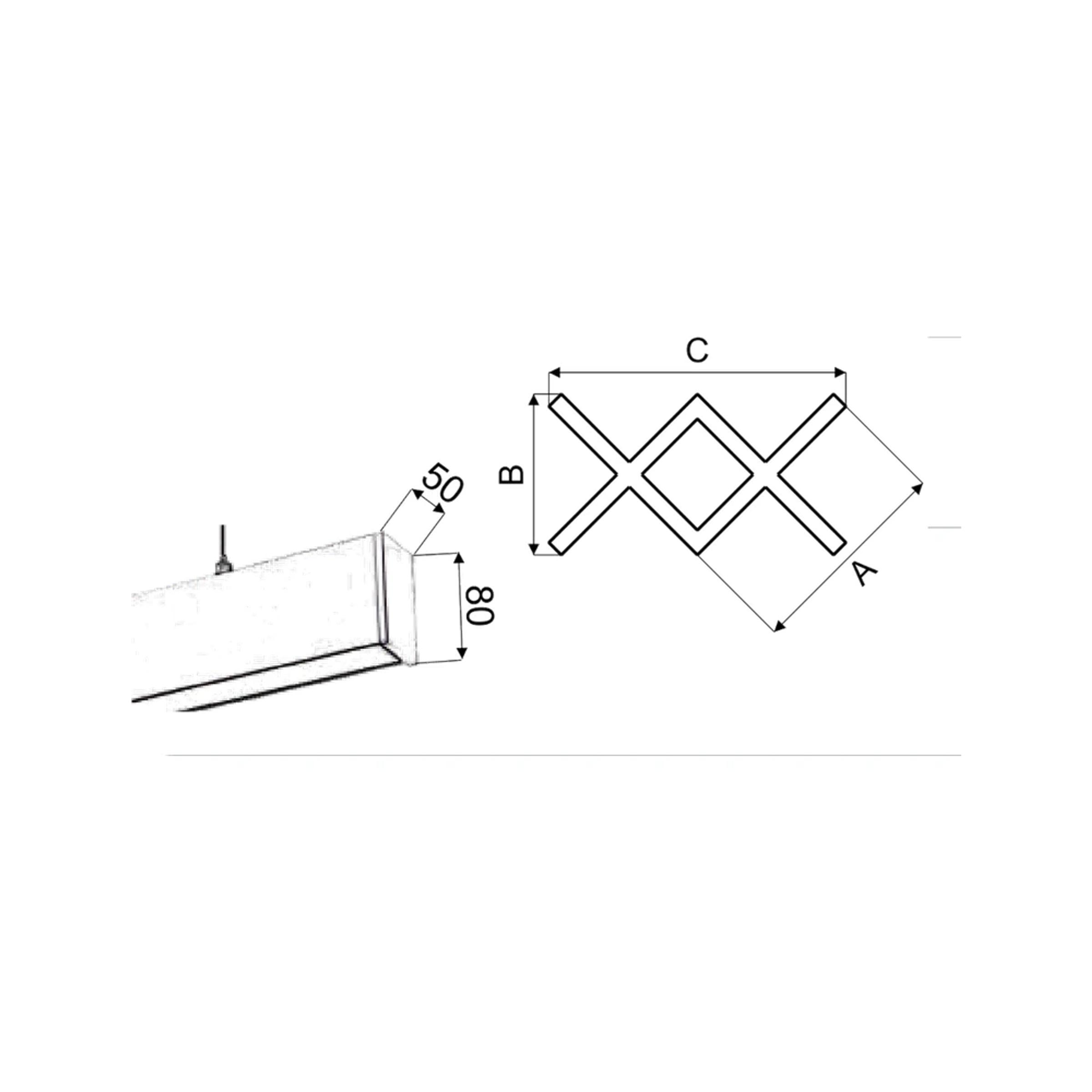 Kruxo Dekoratif Linear 120W — görüntü 2