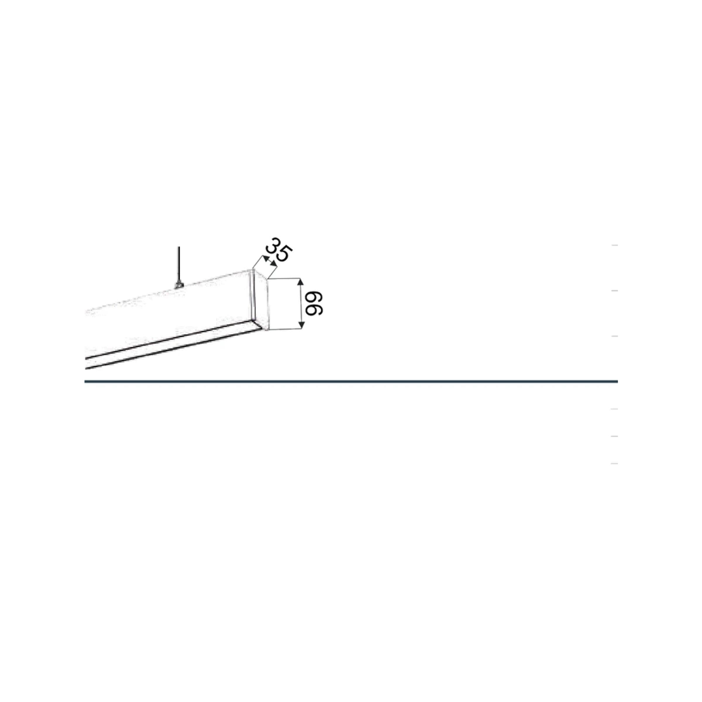 BuLine Sıva Üstü & Sarkıt Linear 75W — görüntü 2