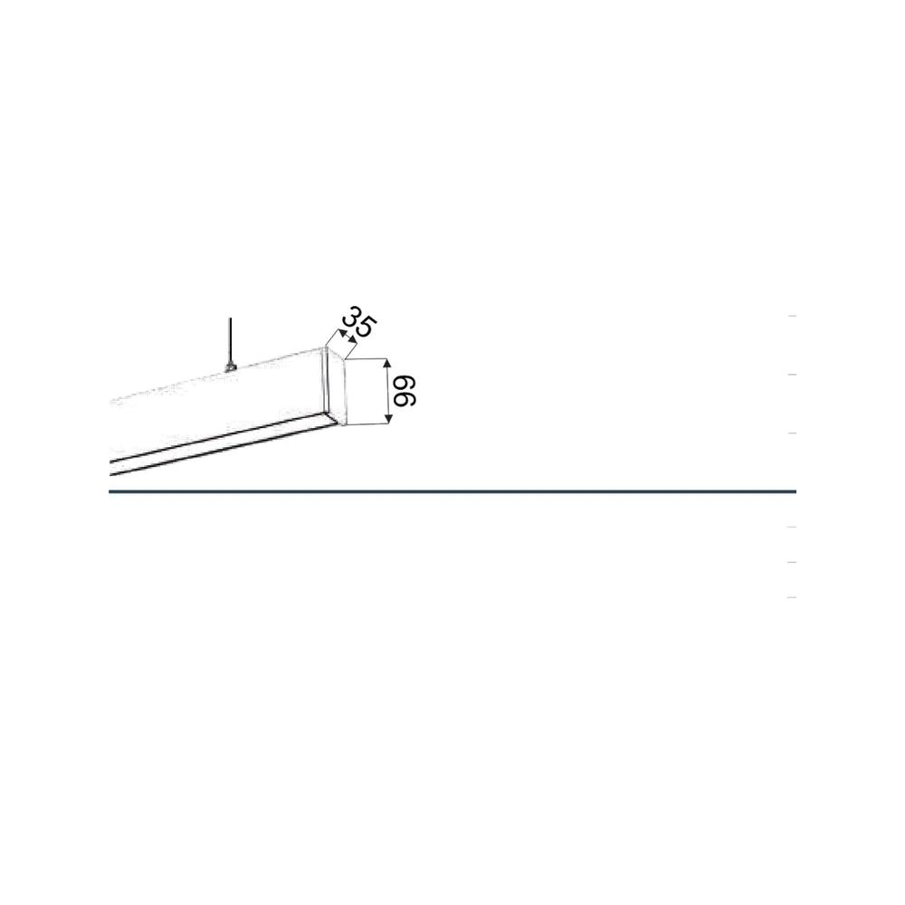 BuLine Sıva Üstü & Sarkıt Linear 75W — görüntü 2