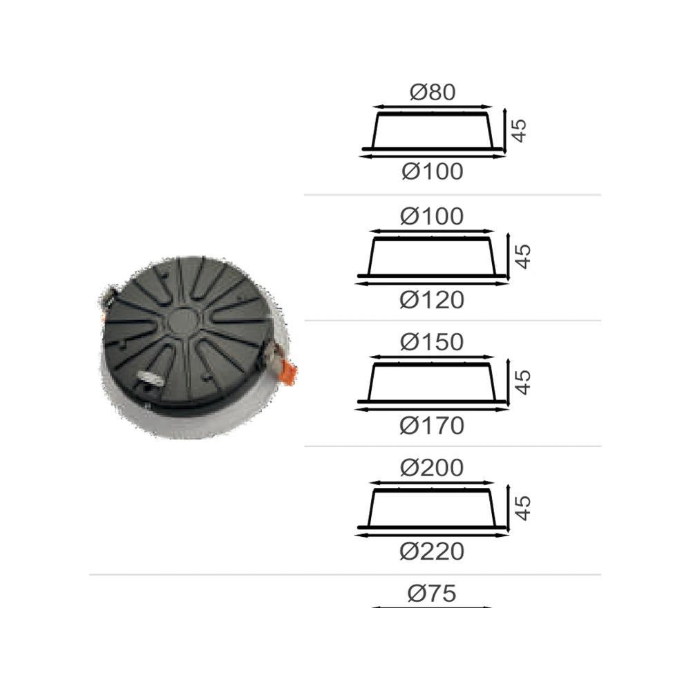 Orb Downlight & Spot 8W — görüntü 2