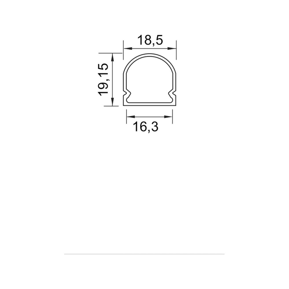 Slidex Dış Mekan Led Profil 12W — görüntü 2