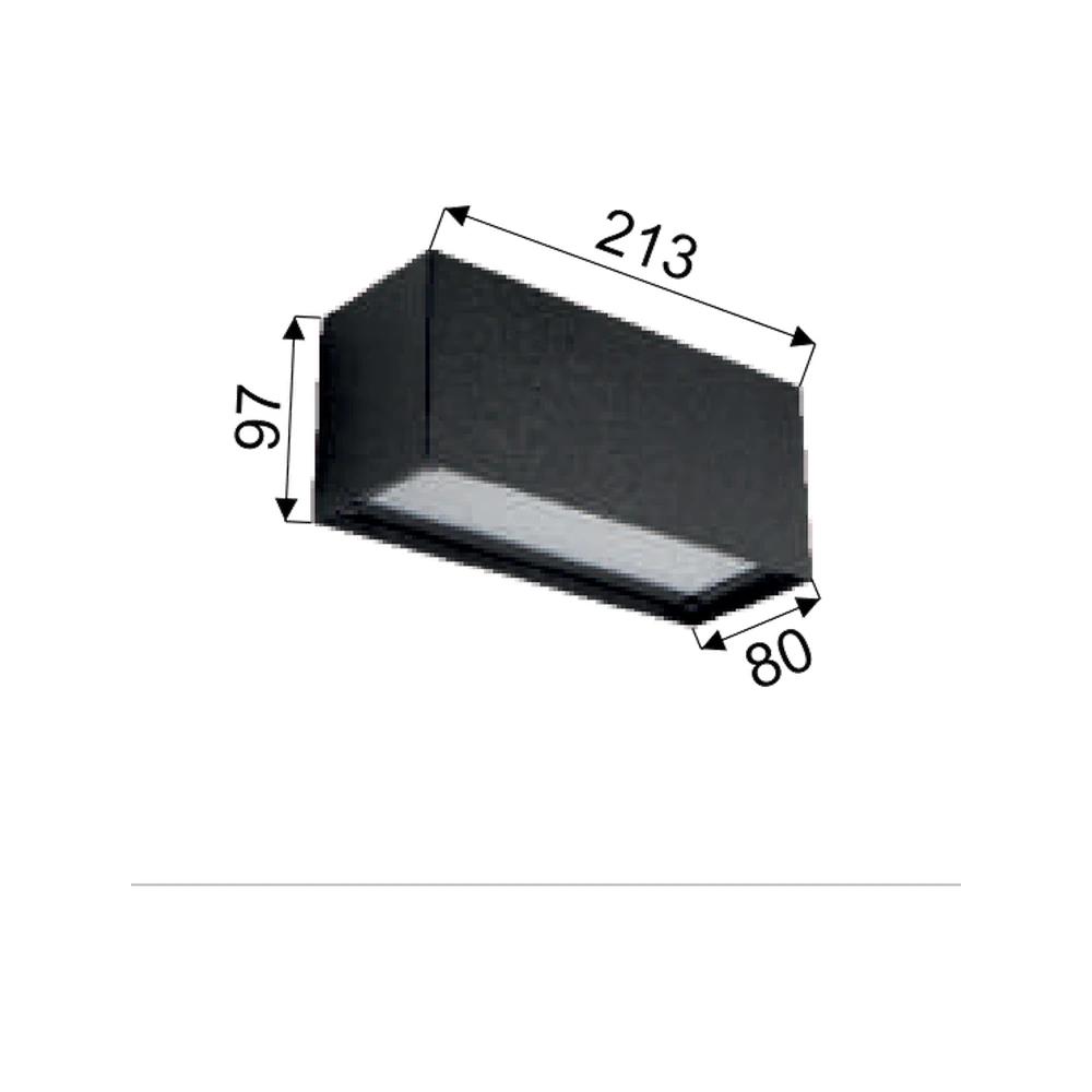 Brick Dış Mekan Duvar Apliği 10W — görüntü 2