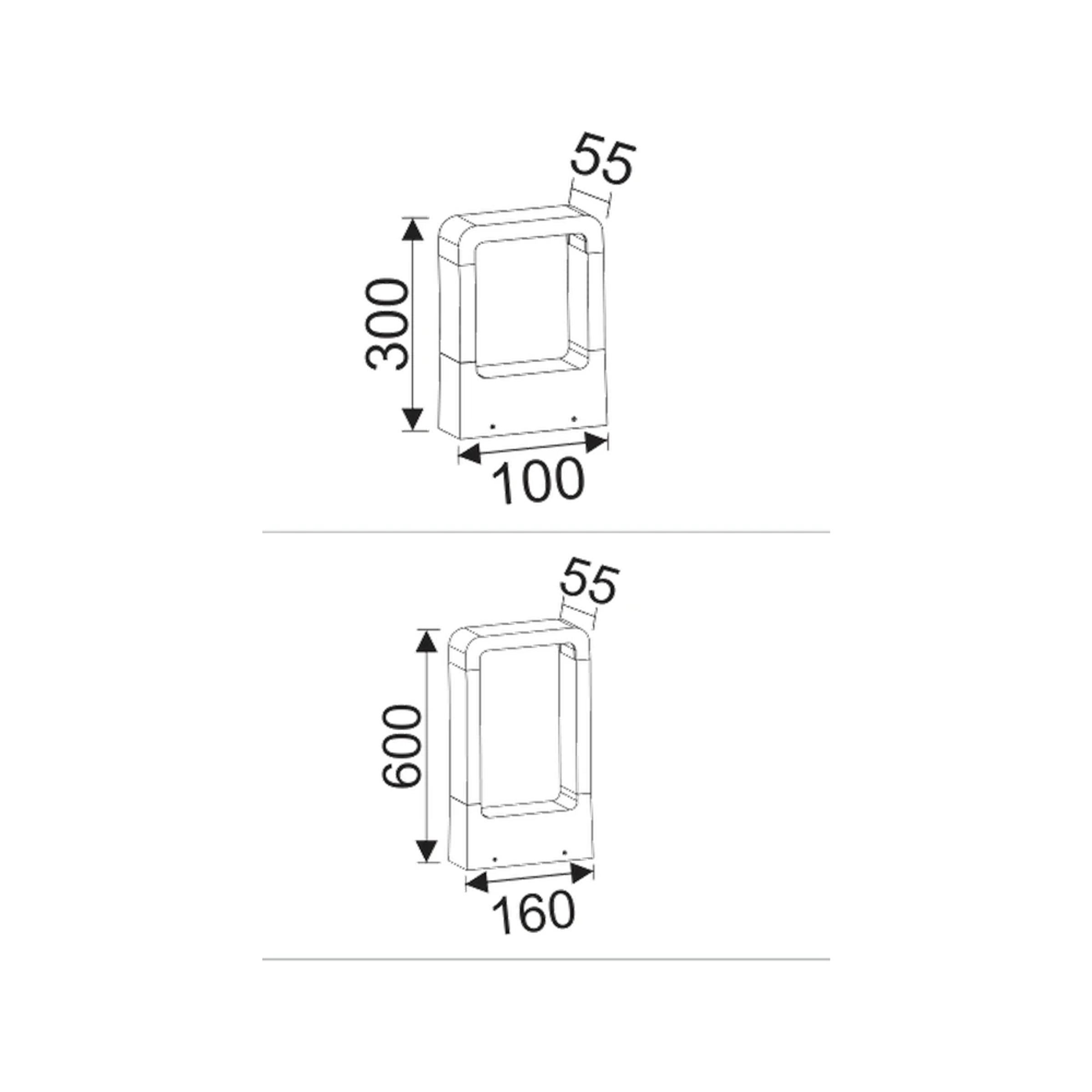 Gate Bollard Armatür 12W — görüntü 2