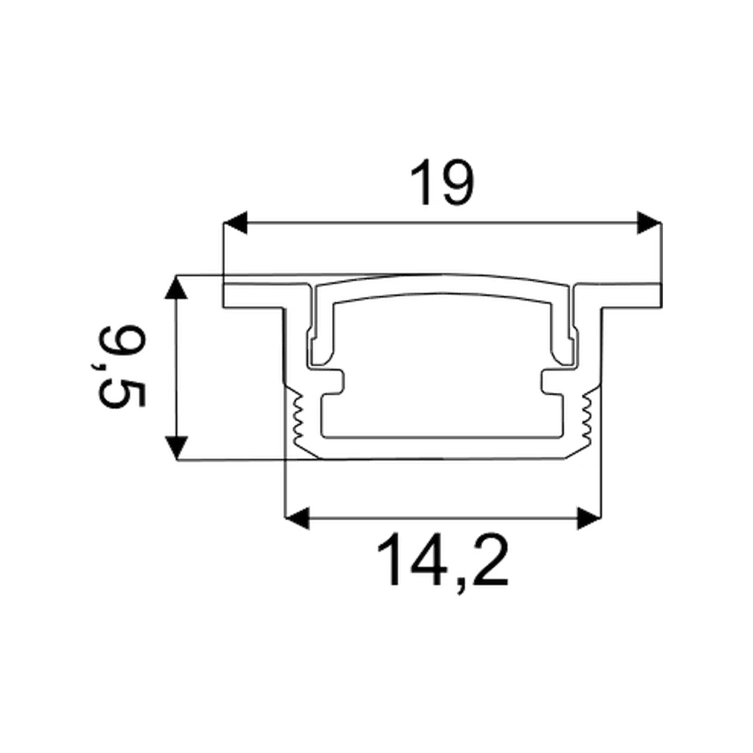 Alloy V Led Profil 12W — görüntü 2