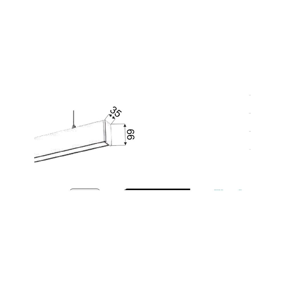 Outline Bold Dikdörtgen Linear 90W — görüntü 2