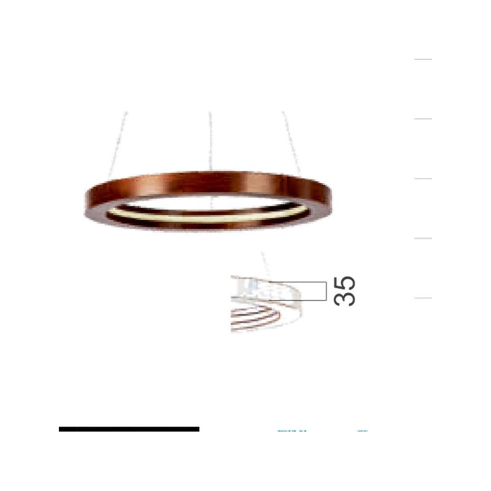 Wodro Ahşap Led Armatür 12W — görüntü 2