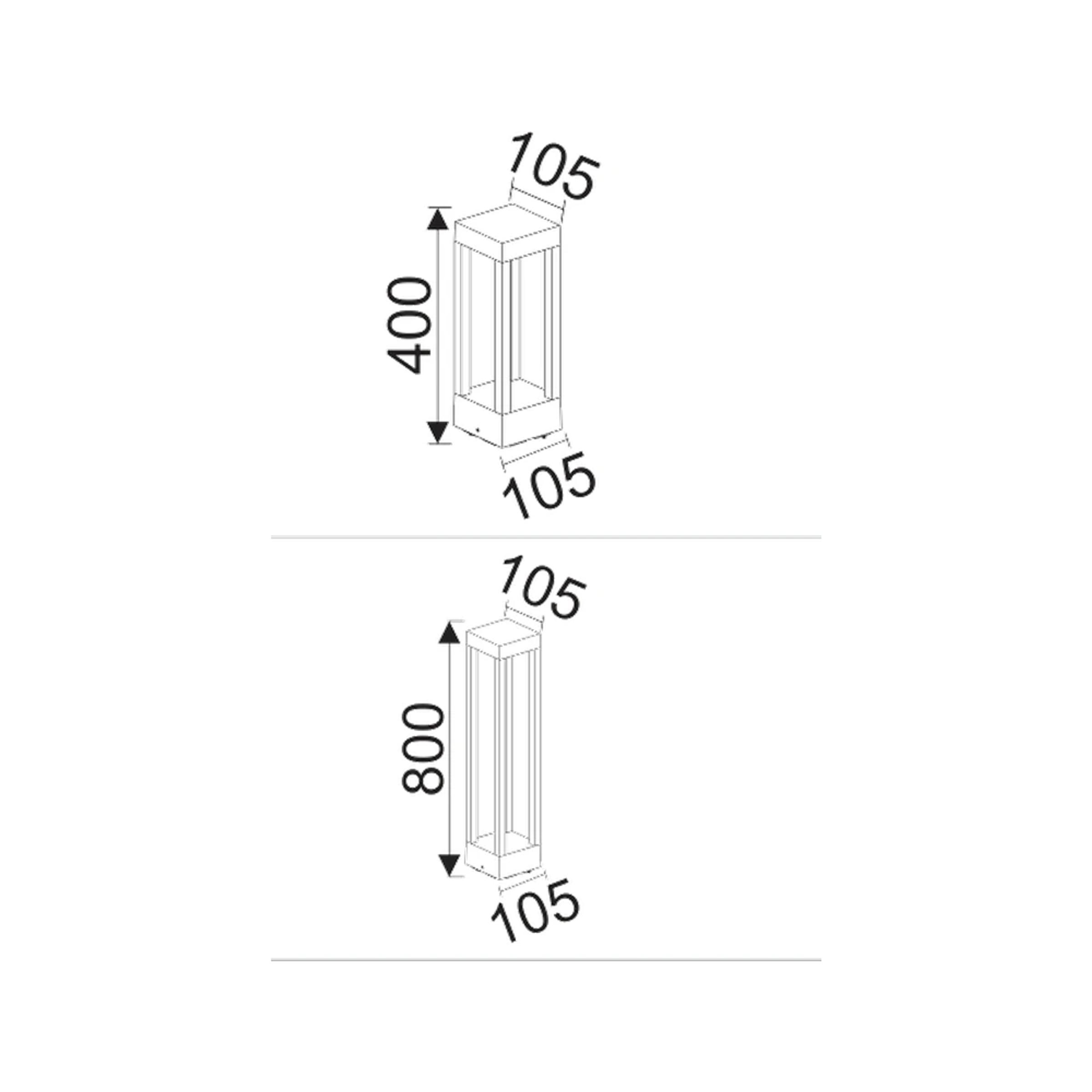 Cagix Bollard Armatür 7W — görüntü 2