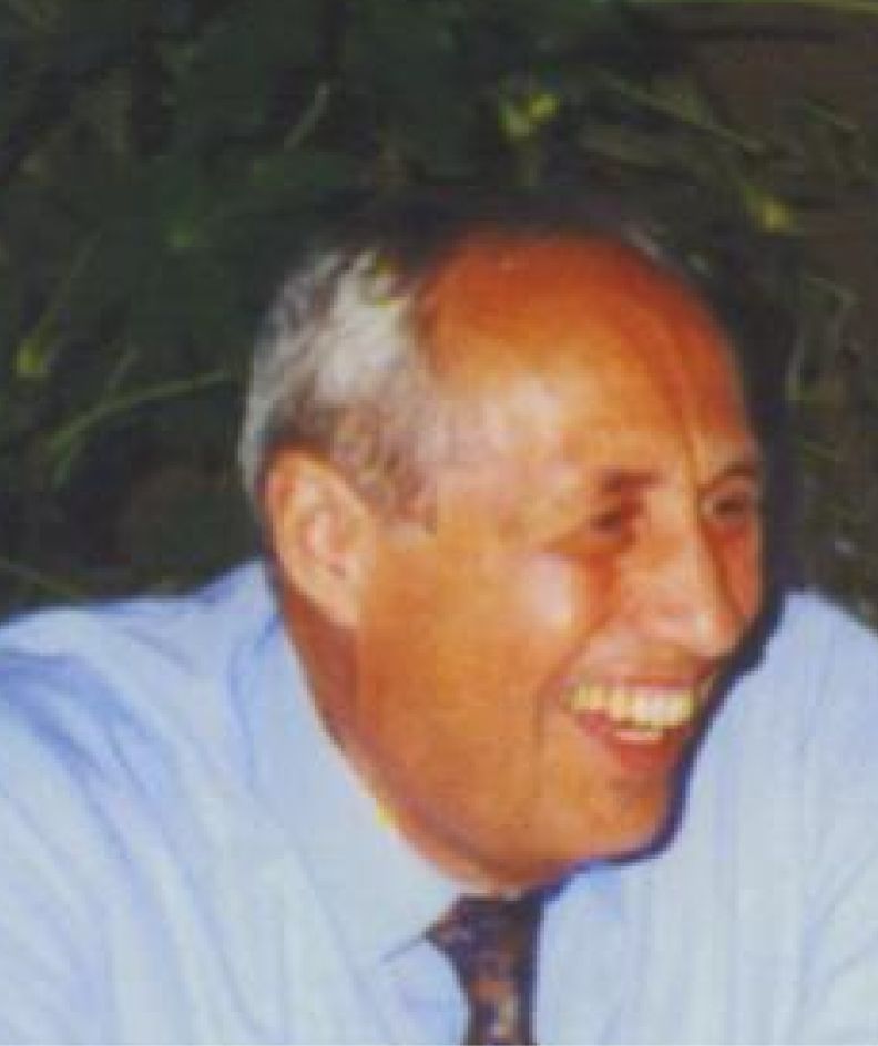 Portrait of Duke Andrea Gibellini of Piazza Pontida, in office from 1981 to 1986, depicted as a cultural promoter and innovator of Bergamasque folkloric traditions.