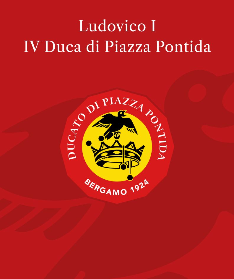 Lodovico Quadri, Duke of Piazza Pontida (1952–1965), depicted as a passionate supporter of Bergamasque traditions and a promoter of folkloric performances and cultural initiatives.