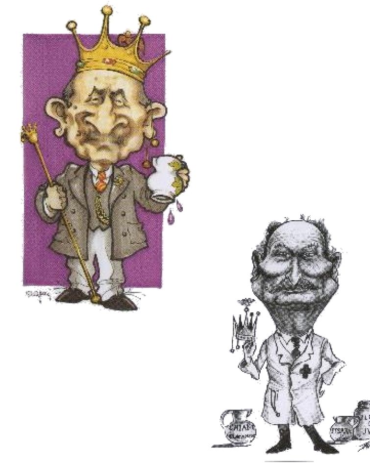 Caricatura di Pichetù, simbolo del periodo d’oro del Ducato di Piazza Pontida.