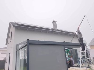 Wintergartenreinigung