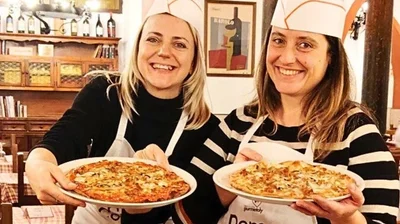 Wood-Fired Pizza Class & Gelato Walk in Trastevere