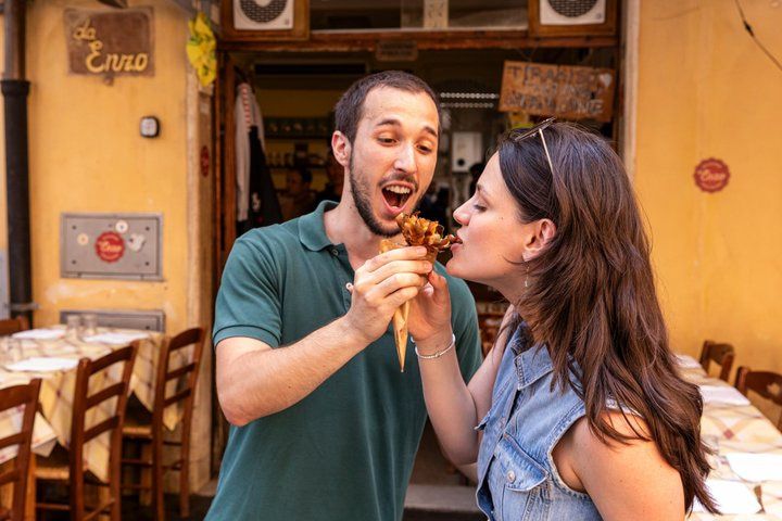 Twilight Trastevere Food Walk with Pasta Dinner