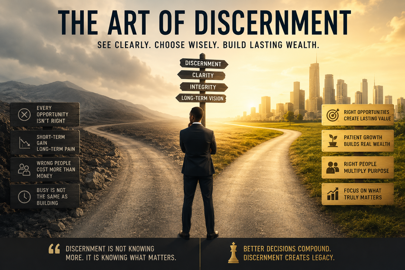 The Art of Discernment: A Silent Skill Behind Every Lasting Fortune | Samuel Moregrace Edehighagba