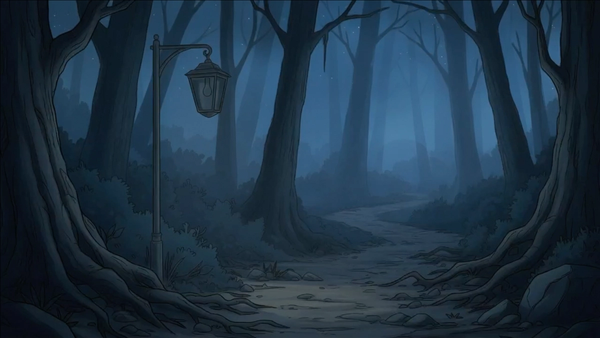 This is a dark forest