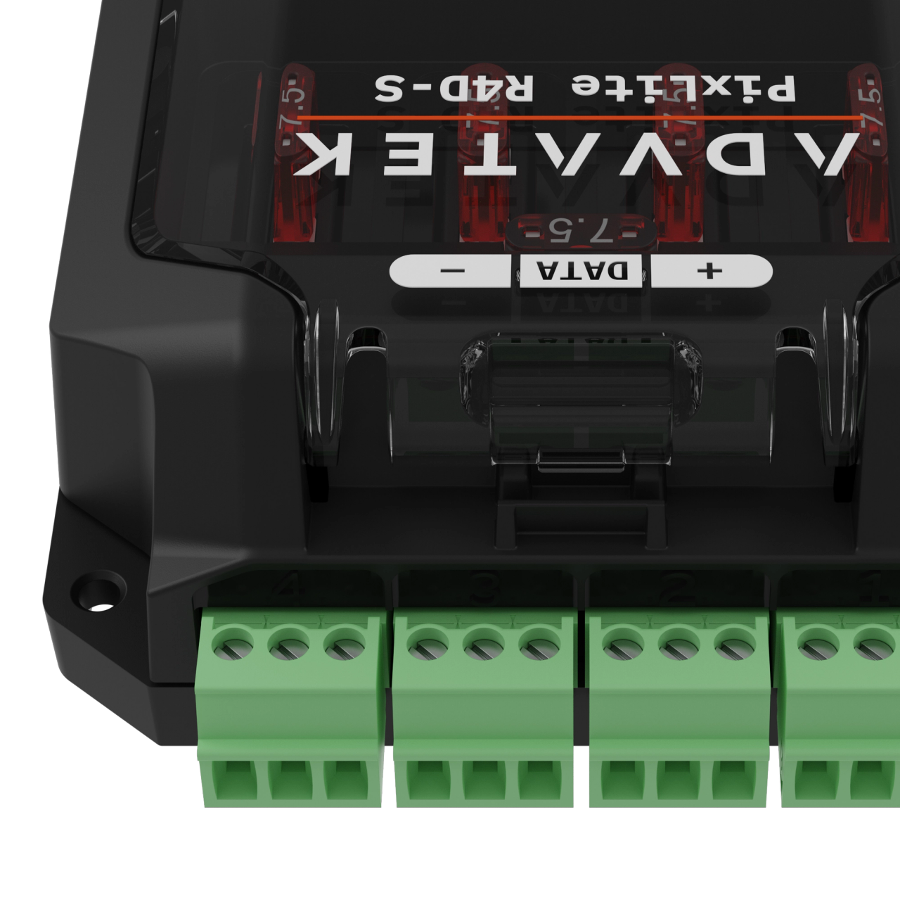 Advatek PixLite® R4D-S Long Range Receiver front closeup view