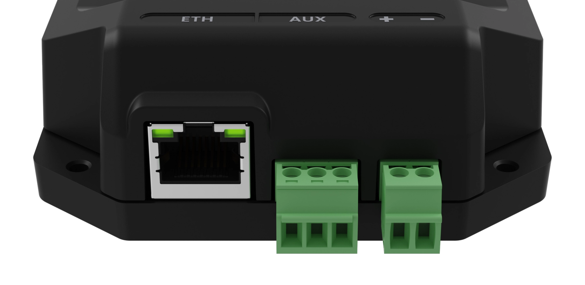 E4-S front closeup Advatek PixLite® E4-S Mk3 Pixel Controller front closeup view