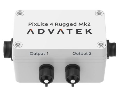Advatek PixLite® 4 Rugged Mk2 pixel controller angle View