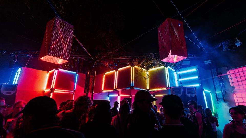 Advatec X Mapped Open-Air Club for the Adelaide Fringe: Sanctuary, 2024