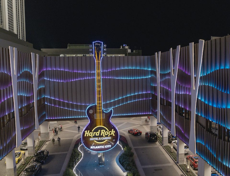 Hard Rock Cafe Atlantic City LED Lighting Facade