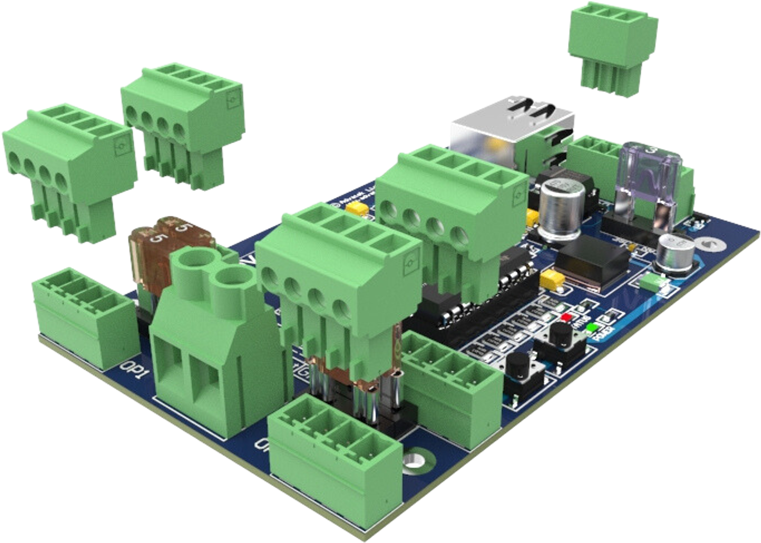 Advatek PixLite® 4 Mk2 pixel controller exploded view