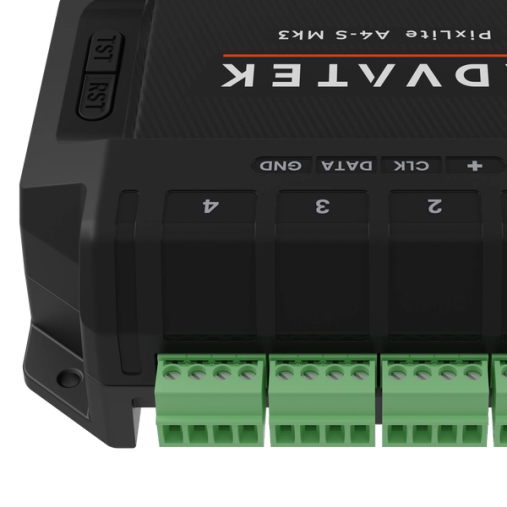 Advatek PixLite® A4-S Mk3 Pixel Controller back view