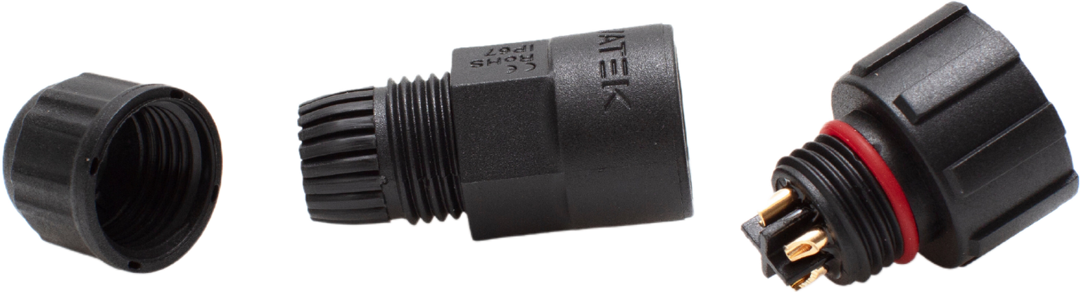 Female Field Installable Connectors - 8 Pack