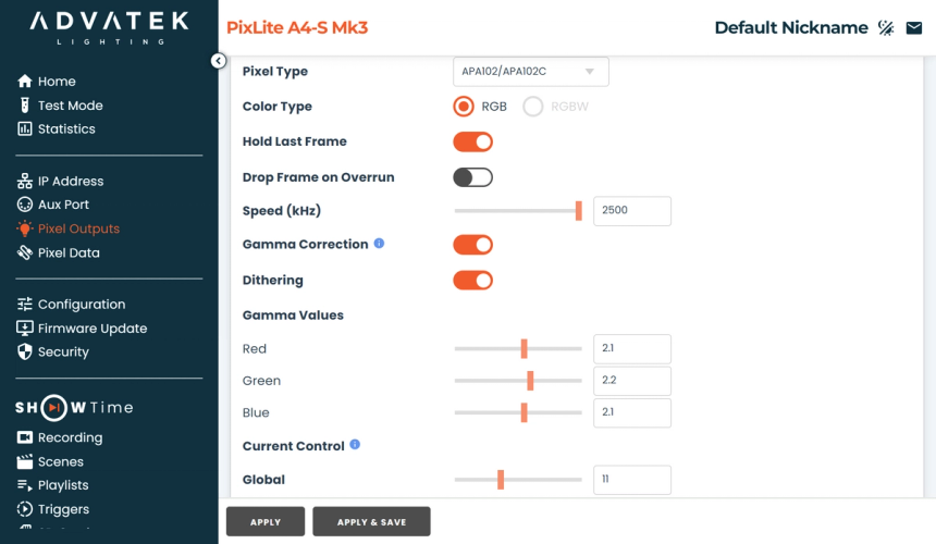 Digital Current Control graphic 1 - Advatek Lighting