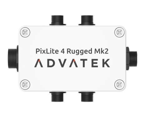 Advatek PixLite® 4 Rugged Mk2 pixel controller Top View