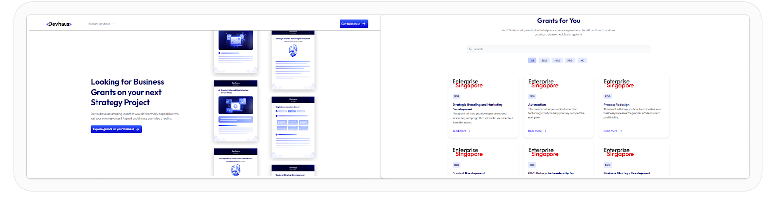 Grant Navigator Landing Page
