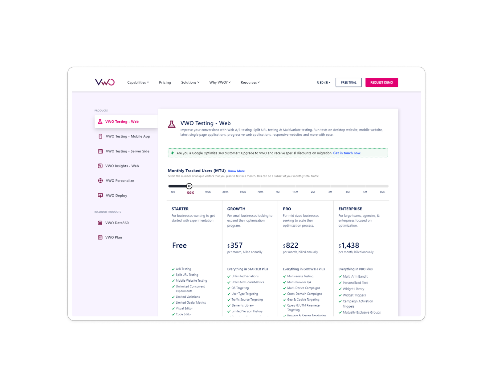 If you're planning to switch from Google Optimize to support your Website AB testing campaign, this is definitely a great fit