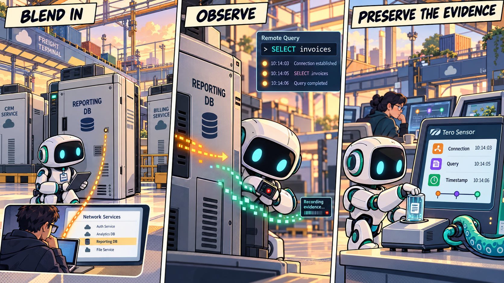 From Reconnaissance to Evidence