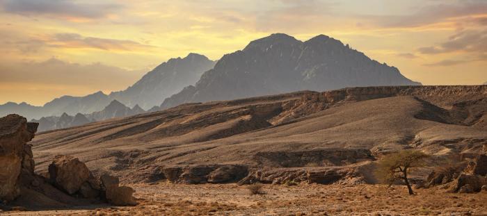 mountains Sharm el Sheikh at the southern tip of the Sinai Peninsula