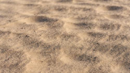 Textured sandy soil drifting in the wind.