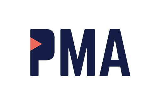 Logo for the Production Music Association, one of our affiliates and partners.