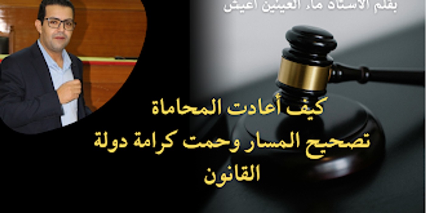 كيف أعادت المحاماة تصحيح المسار وحمت كرامة دولة القانون