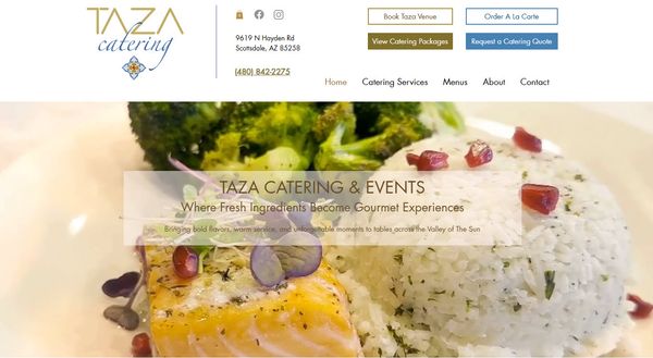 Portfolio image for Taza Catering