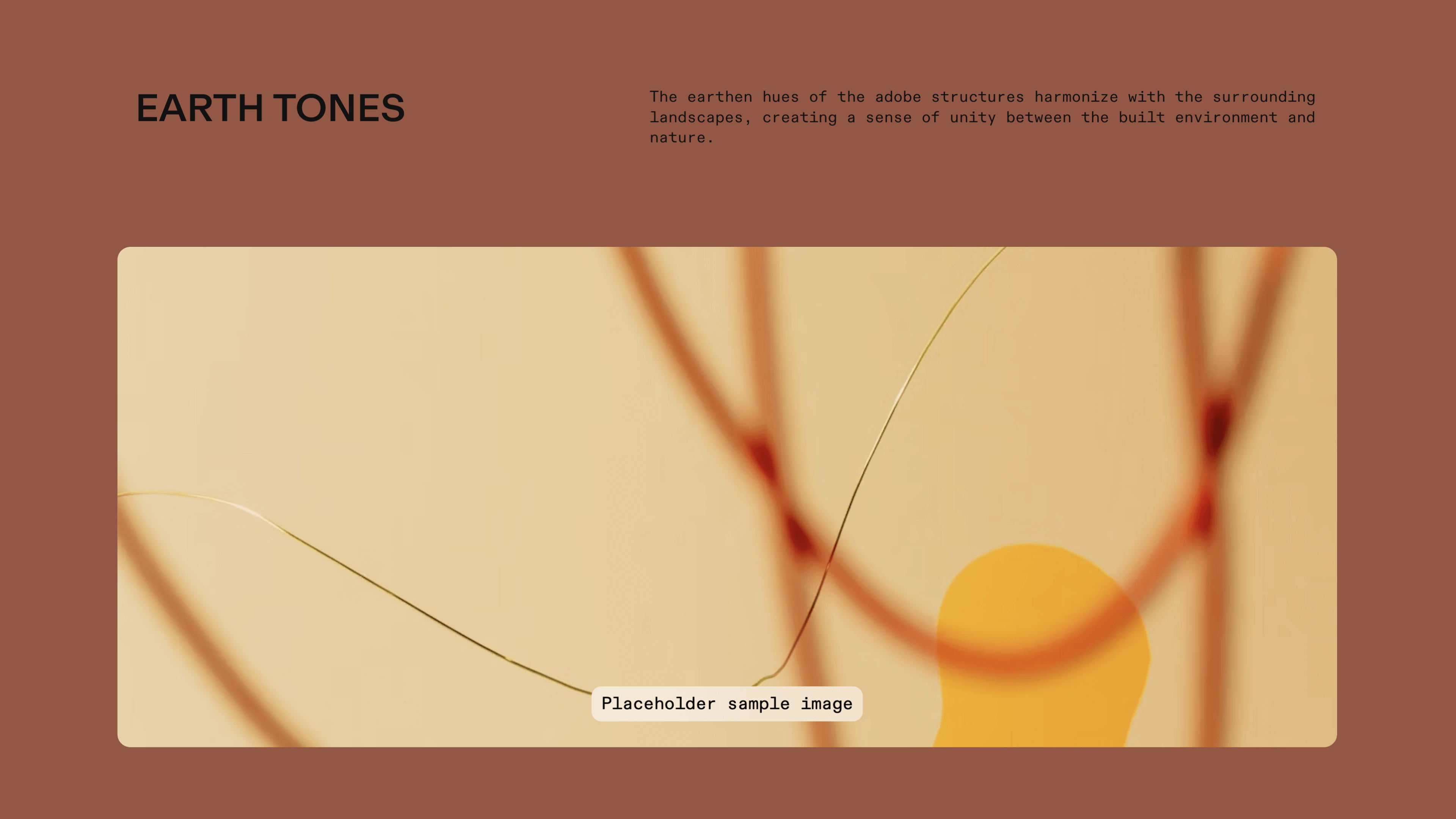 Clay Theme Template – Image Statement Section