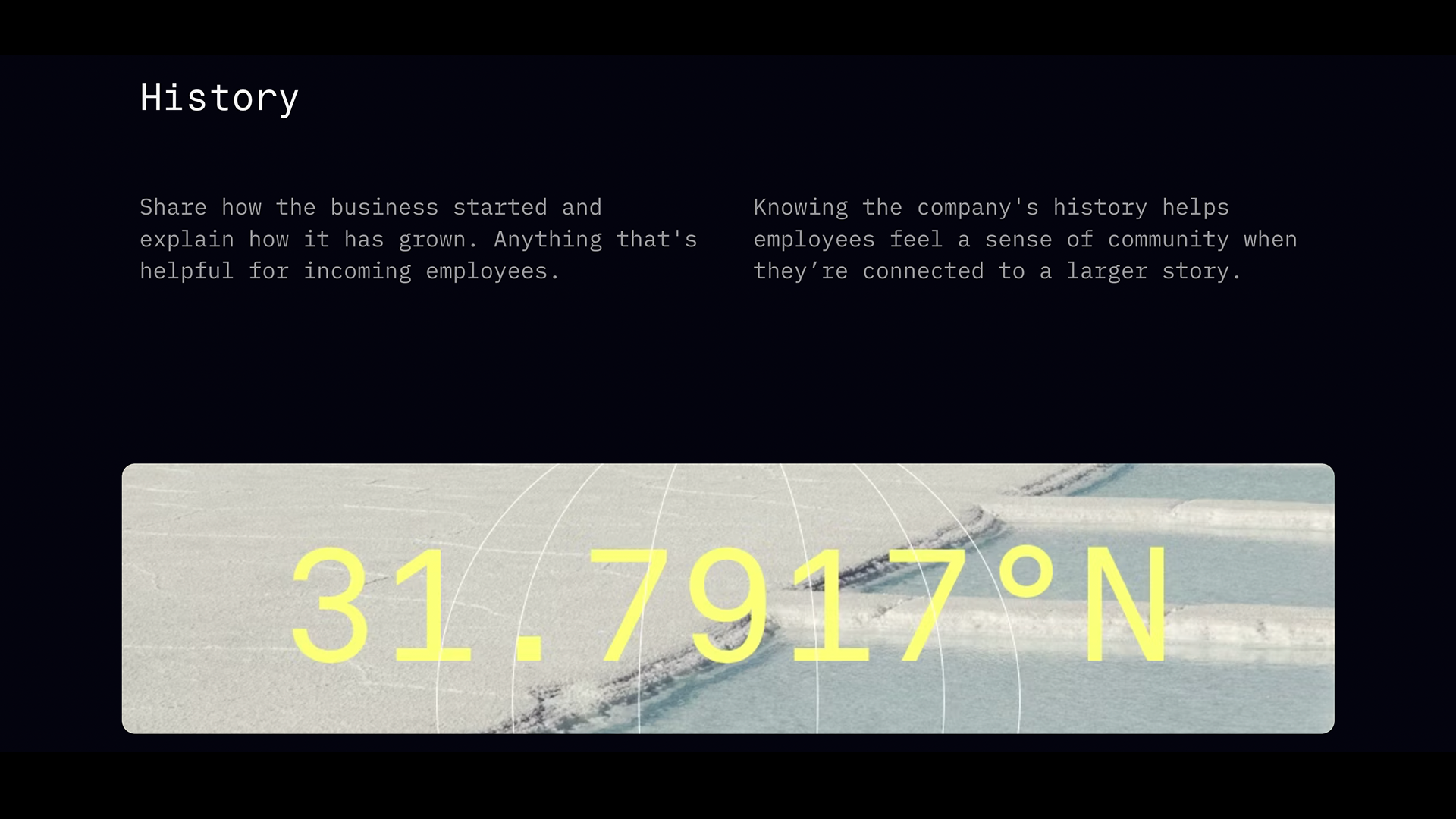 Employee Handbook - History