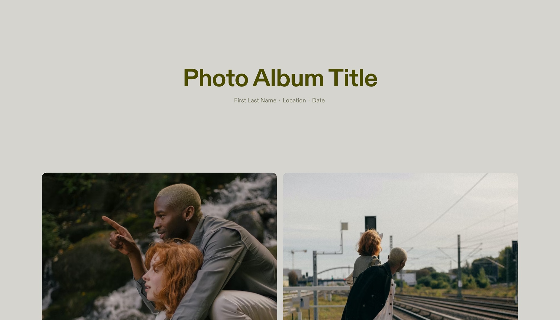 Photo Album Template – Thumbnail
