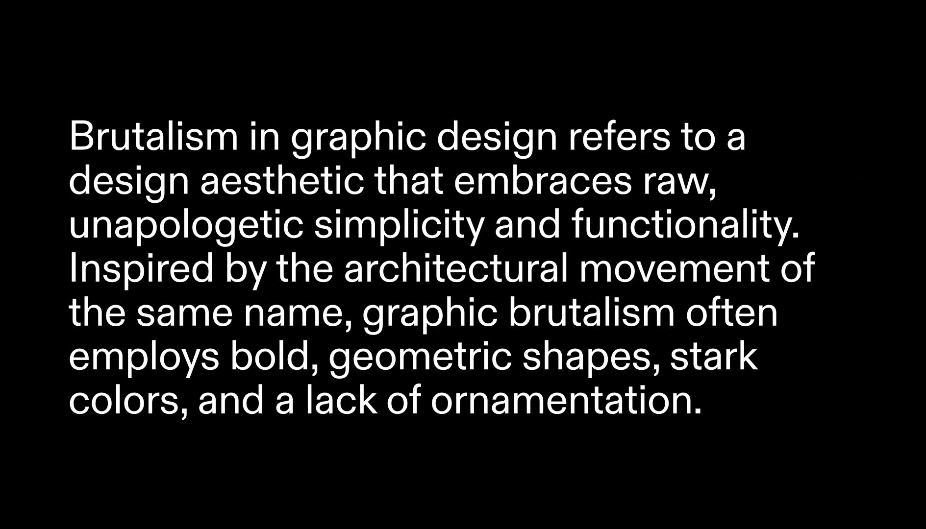 Brutalist Theme - Text Only