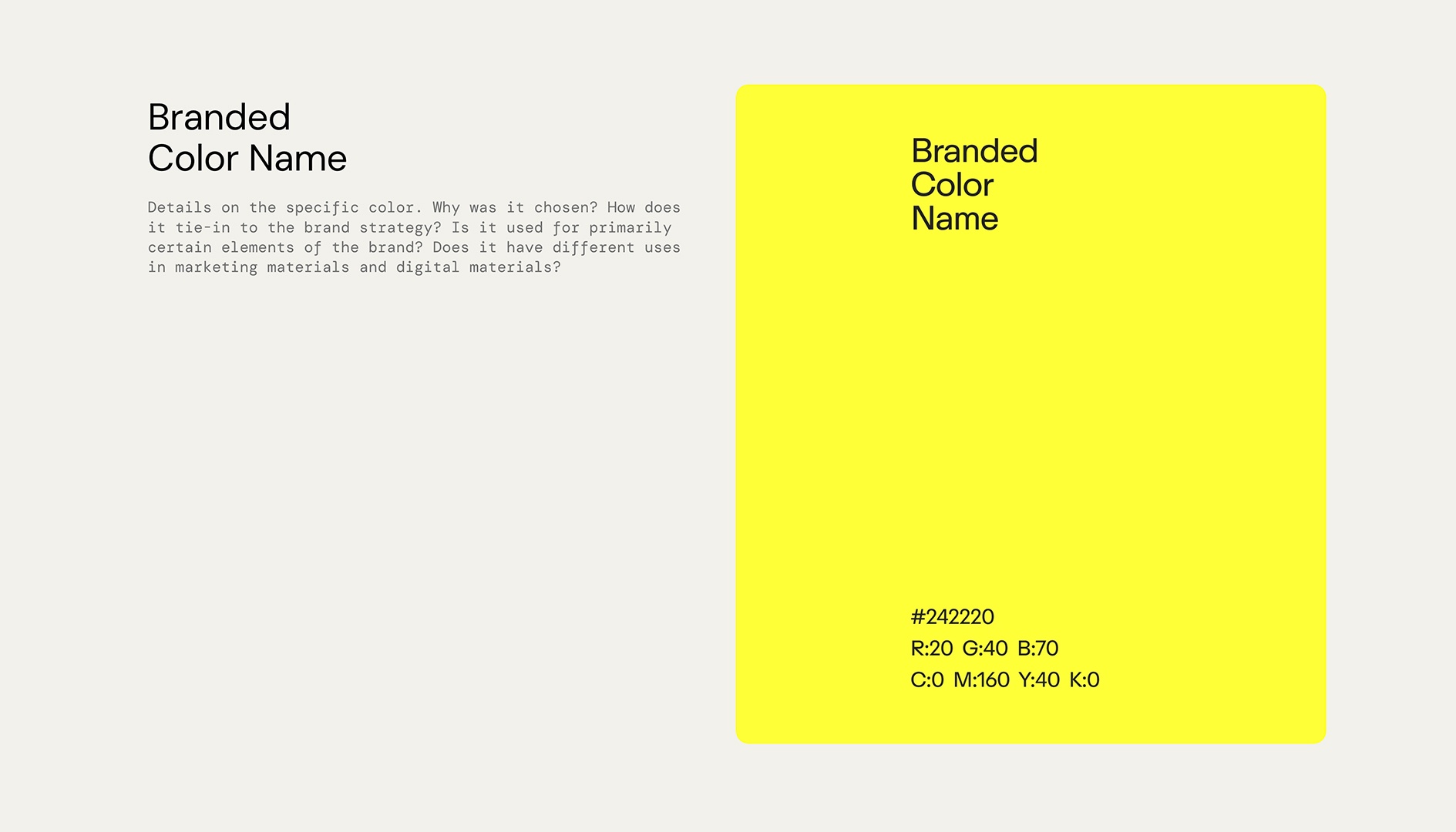 Brand Colors - Color