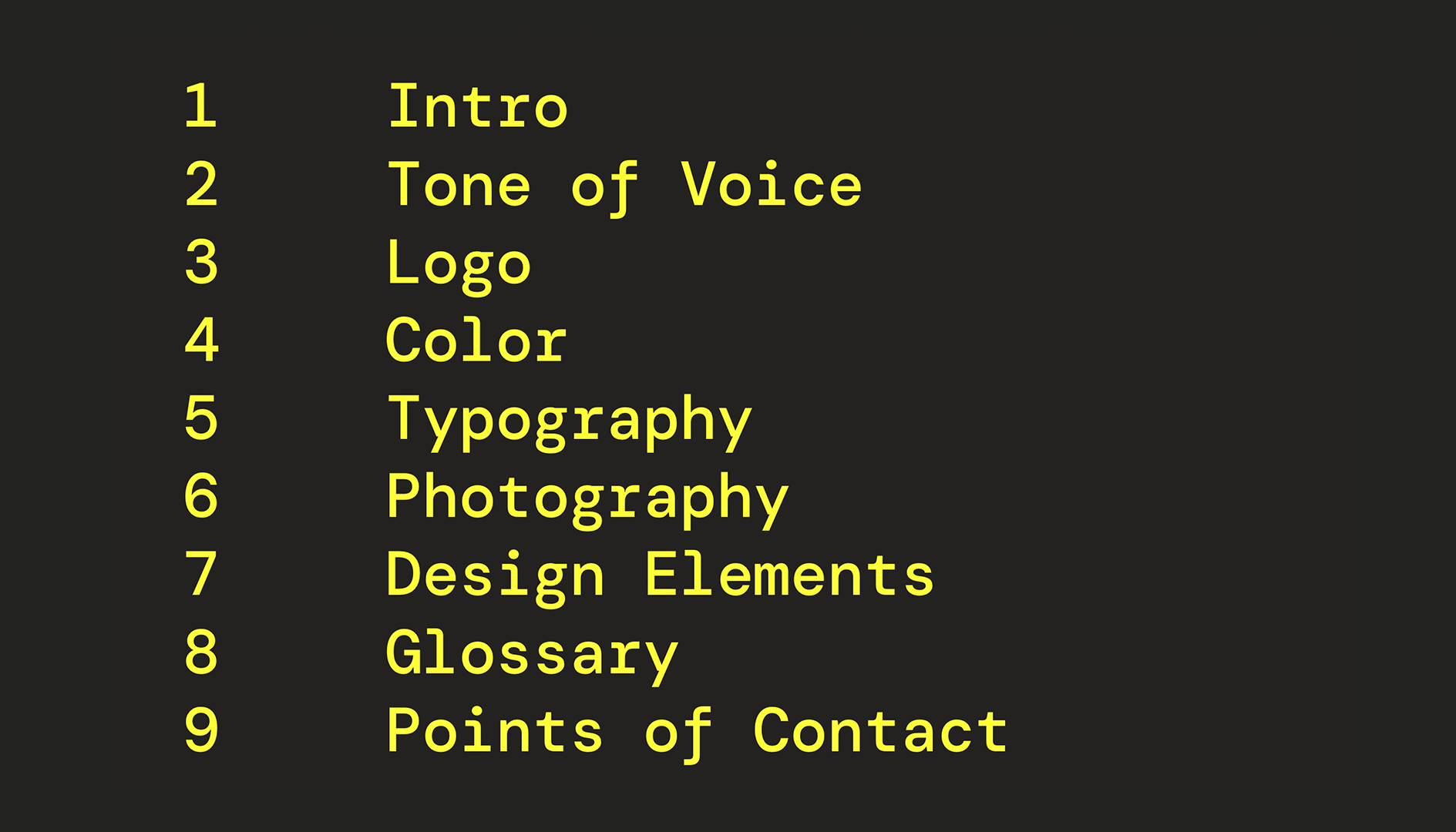 Brand Guidelines - ToC
