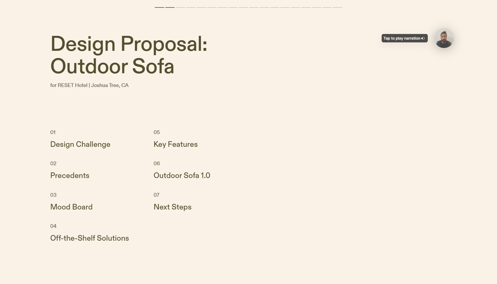Design Proposal - Ben Uyeda