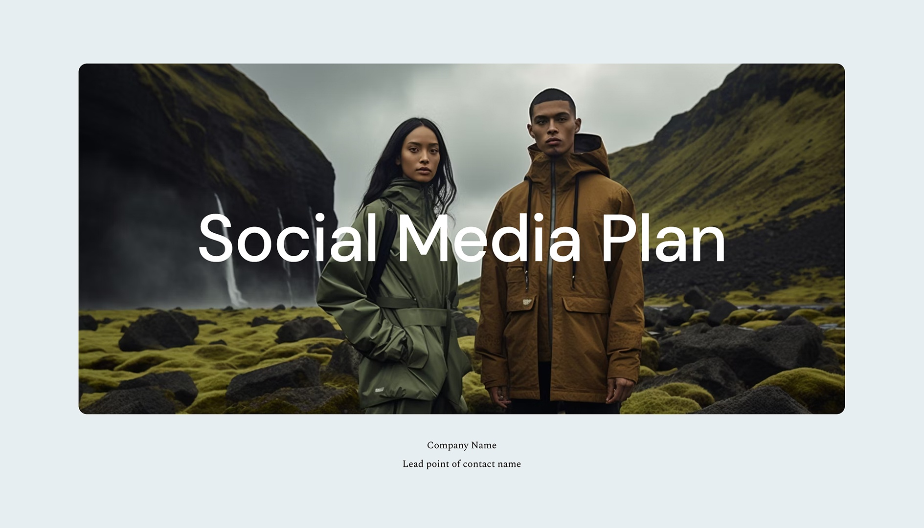 Social Media Plan - Cover