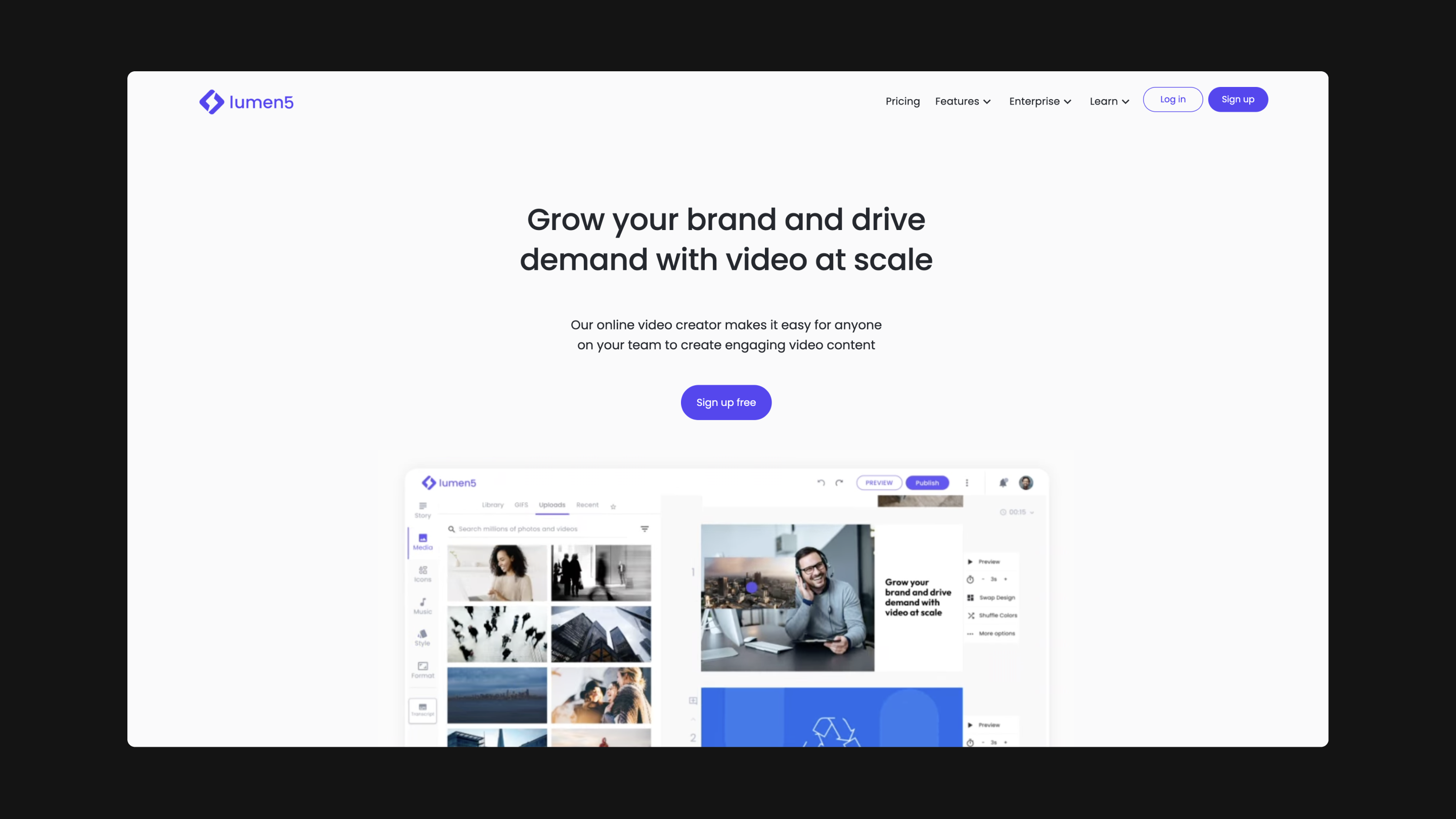 Lumen5 Video Creator