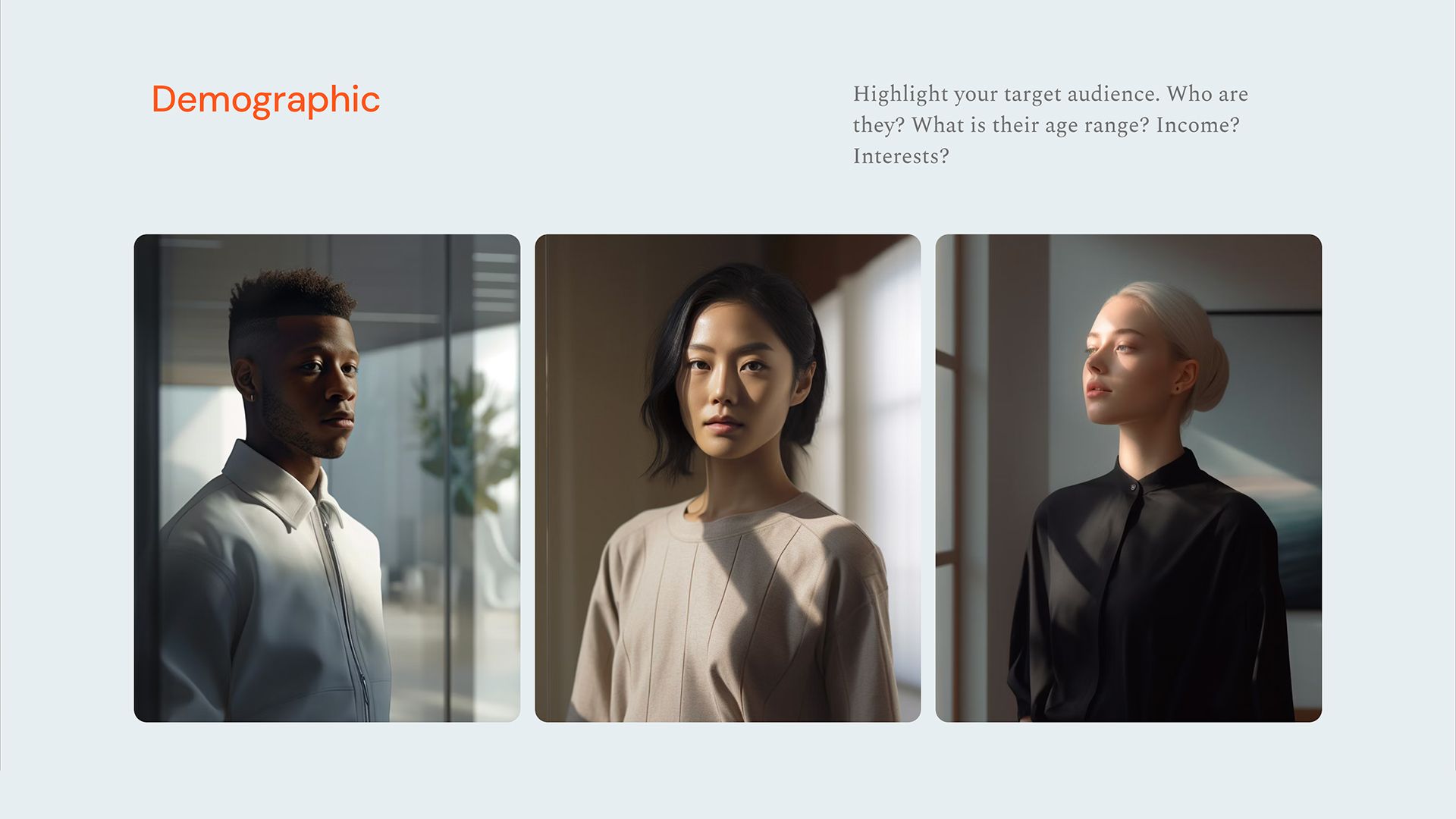 Social Media Plan - Demographic